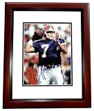 Danny Wuerffel Autographed Florida Gators 8x10 Photo MAHOGANY CUSTOM FRAME