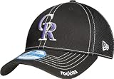 New Era Colorado Rockies Neo Fitted Baseball Cap (Black, Small/Medium)
