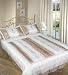 Double Bed Embroidered & Hand Quilted Bedspread including Shams - Cameo Image