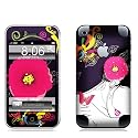 LADY FLORAL Design Skin/Decal/Cover/Sticker/Protector for Apple iPhone 3G 8GB 16GB + Free Screen Protector