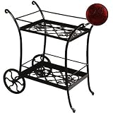 Windham Castings Catalina Tea Cart Frame Only, Black Cherry