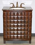 30.5 Bathroom Furniture Baltic Brown Granite Top Single Sink Vanity Cabinet 3301BB