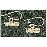 Logo Art Tennesee Volunteers 10K Gold Team Font 3/16 Dangle Earrings