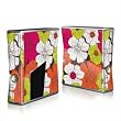 Brown Flowers Design Protector Skin Decal Sticker for Xbox 360 S Game Console Full Body