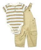 Timberland "Wellington" 2-Piece Outfit (Sizes 0M - 9M) - twill, 3 - 6 months