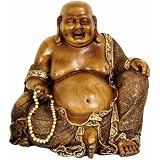 10 Sitting Hotei Happy Buddha Statue