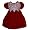 Baby Toddler Christmas Dress - Red Soft Stretchy Velvet (Girls Size 6M-3T) NEW
