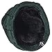 Cool Men Roll Knit Beanie Rectangular Winter Skullcap Top Hat B816 (B5816-Green (Warmer)
