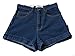Zity Lady Women Retro Girl High Waisted Oversize Crimping Boyfriend Jeans Shorts Pant