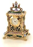 Jeweled Miniature Carriage Clock