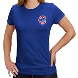 Majestic Chicago Cubs Ladies Royal Blue Official Wordmark T-shirt