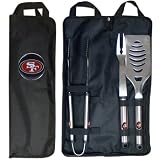 NFL San Francisco 49ers Stainless Steel BBQ Set with Bag