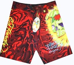 Men's Ed Hardy Swim Trunks Bathing Suit Available in Several Sizes
