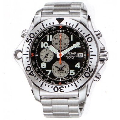Men's Pulsar Dress Watch Silvertone