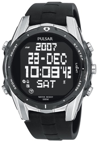 mens pulsar digital watch