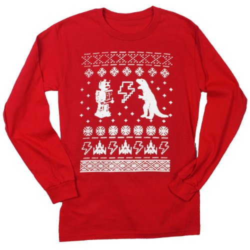 Happy Family Clothing Geeky Ugly Christmas Sweater Men's Long Sleeve T-Shirt