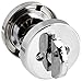 Kwikset Milan Deadbolt Lock, Polished Chrome Round Exterior Keyed Front Entry Door, Pick Resistant SmartKey Rekey Security, Single Cylinder Dead Bolt