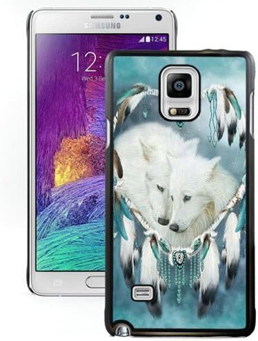 Wolf Dream Catcher Samsung Galaxy Note 4 Screen Phone Case Unique and Genuine Design