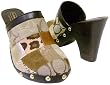 COACH SIGNATURE INGRED KHAKI PATCHWORK MULES SHOES NEW