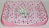 Eigenschaften WILMA Heimtierprodukte  / WILMA Hundebett XXL ROSA/PUNKTE 120x90cm #2053-11