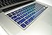 Crocodil Graphics Blue Textured Keyboard Stickers for MacBook Pro 13, 15, 17 and MacBook Air 13