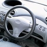 K-L206 ステアリングジャケット革タイプ BK M