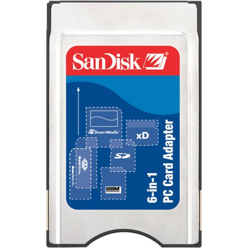 SanDisk 6-in-1 PC Card Adapter ( SDAD-67-A10, Retail Package)