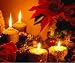 CHRISTMAS CANDLES (E-Stationary Greetings For Printing) SIX DESIGNS.