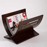 DESIGN ZEITUNGSST�NDER NEWS von DESIGN DELIGHTS zeitungskorb magazin box ablage sammler zeitung retro-braun