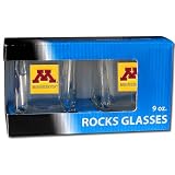 NCAA Minnesota Golden Gophers Rocks Glass Set