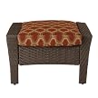 Mooreana Wicker Cushioned Ottoman