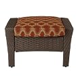Mooreana Wicker Cushioned Ottoman