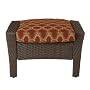 Mooreana Wicker Cushioned Ottoman