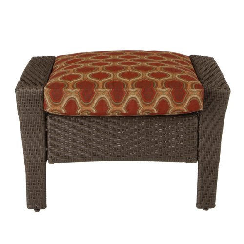 Garden Place Mooreana Ottoman with Cushion