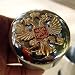 RUSSIAN VODKA METAL FOLDING CUP TRAVEL SOUVENIR RUSSIA GOLD EAGLE ST.GEORGE GIFT