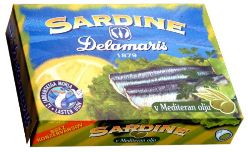 Sardines in Olive Oil, 105g by parthenonfoods.com