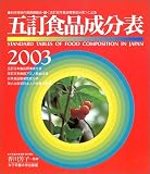 五訂食品成分表〈2003〉