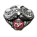 5 cent Mustache Rides Pewter Belt Buckle