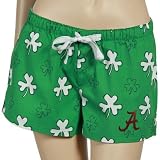 Alabama Crimson Tide Ladies Kelly Green Fortune Boxer Shorts