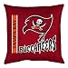 Tampa Bay Buccaneers SET OF 2 LR DECORATIVE BED/SOFA TOSS PILLOWS