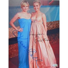 Hayden Panettiere & Kristen Bell Heroes 8x10 Signed Autographed Photo Certificate of Authenticity