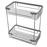 Allied Brass BSK-60DR-CA Antique Copper Bath Accessories Double Rectangular Shower Basket from the B