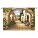 Quaint Town Tapestry