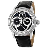 Stuhrling Original Men's 283.33151 Boardroom Sarurnalia Automatic Dual Time Date Black Watch