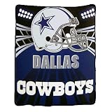 Dallas Cowboys Light Weight Fleece NFL Blanket (Shadow Series) (50"x60")