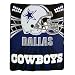 Dallas Cowboys Fleece NFL Blanket (Shadow Series) by Northwest (50""x60"")