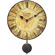 Antiqued Chester Wall Clock With Pendulum