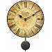 Antiqued Chester Wall Clock With Pendulum