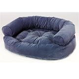 Bowsers Double Donut Dog Bed (Slate Blue , Large (42in x 32in))