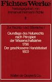 Zur Rechtslehre und Sittenlehre